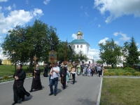 8 июля 2019 г. – День памяти преставления прп. Далмата Исетского отметили в Успенском Далматовском мужском монастыре праздничным богослужением.