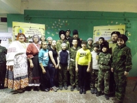 17-18 октября 2015 г. В военно-спортивных сборах общественного движения «Казачий Дозор» «Дозор под Покровом Пресвятой Богородицы» (с. Рудянское Сухоложского района Свердловской обл.) приняли участие молодые далматовцы – разъезд прп. Далмата Исетского в составе двух пикетов: «Пограничная стража» (кадеты) и «Русь молодая» (прихожане храма Далматовского района). Духовное окормление осуществлял насель