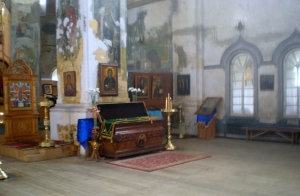 Первый престольный праздник в Скорбященской церкви. 1989 г.