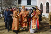11 апреля 2018 г. – в среду Светлой седмицы Божественную Литургию в Далматовском монастыре отслужил Преосвященнейший Владимир, епископ Шадринский и Далматовский