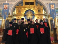 16 ноября 2017 г. - Состоялся выпускной акт заочного отделения магистратуры Санкт-Петербургской Духовной Академии. Среди выпускников церковно-исторического отделения - наместник Успенского Далматовского монастыря игумен Варнава (Аверьянов).