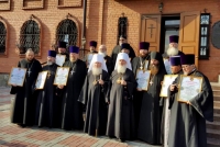 12 сентября 2018 г. – наместник Далматовского монастыря игумен Варнава (Аверьянов) принял участие в праздничном богослужении в Александро-Невском кафедральном соборе г. Кургана и мероприятиях, посвященных 25-летию Курганской епархии.