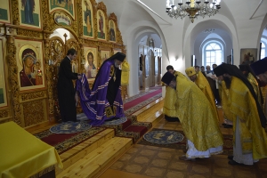 28 июля 2015 г. В день празднования 1000-летия преставления Крестителя Руси св. равноапостольного великого князя Владимира наместник Далматовского монастыря игумен Варнава (Аверьянов) принял участие в праздничном богослужении, которое возглавил в Николаевской церкви г. Шадринска Преосвященнейший Владимир, епископ Шадринский и Далматовский.