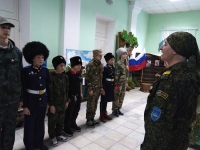 19-22 февраля 2019 г. – юные казаки пикета «Русь молодая» общественного движения «Казачий Дозор» приняли участие в военно-патриотических мероприятиях, проводимых Администрацией Далматовского района.