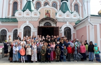 28 августа 2021 г. – Божественную литургию в Успенском Далматовском мужском монастыре в праздник Успения Божией Матери возглавил епископ Шадринский и Далматовский Владимир.