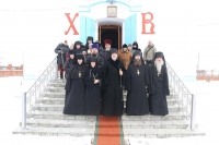 17 декабря 2019 г. – наместник Далматовского монастыря игумен Варнава (Аверьянов) сослужил епископу Шадринскому и Далматовскому Владимиру на Литургии в женском монастыре с. Боровское.