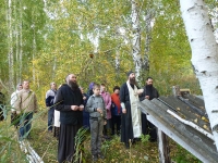11 сентября 2015 г. В день празднования Усекновения главы св. Иоанна Предтечи по окончании Божественной Литургии в Иоанно-Предтеченском храме с. Широковское наместник Далматовского монастыря игумен Варнава (Аверьянов) вместе с монастырской братией и прихожанами храма совершил водосвятный молебен на источнике близ села.